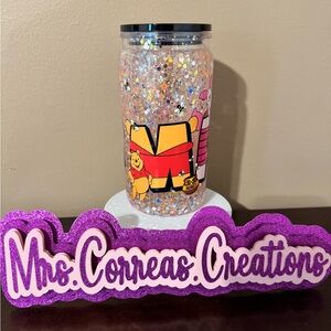 Winnie the pooh mama snowglobe